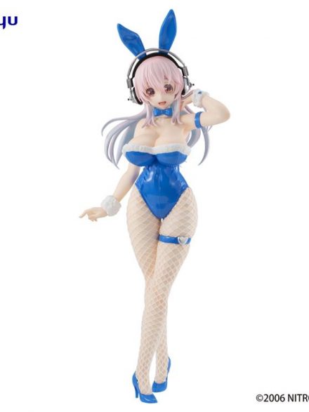 BiCute Bunnies Figure Super Sonico Blue Rabbit Ver.