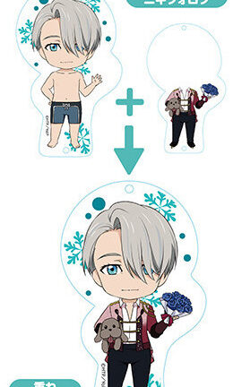 Nendoroid Plus - Dress Up Acrylic Key Ring Yuri on Ice: Victor Nikiforov